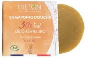 hitton lait de chevre shampoing douche argan chanvre